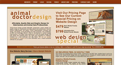 Desktop Screenshot of animaldoctordesign.com